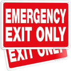 Emergency Exit Only Signs