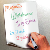 Magnetic Dry Erase Whiteboard Notes – Reusable Fridge Magnets, 6 Shapes