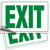 Exit sign – detail view 16