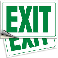 Exit sign – detail view 16
