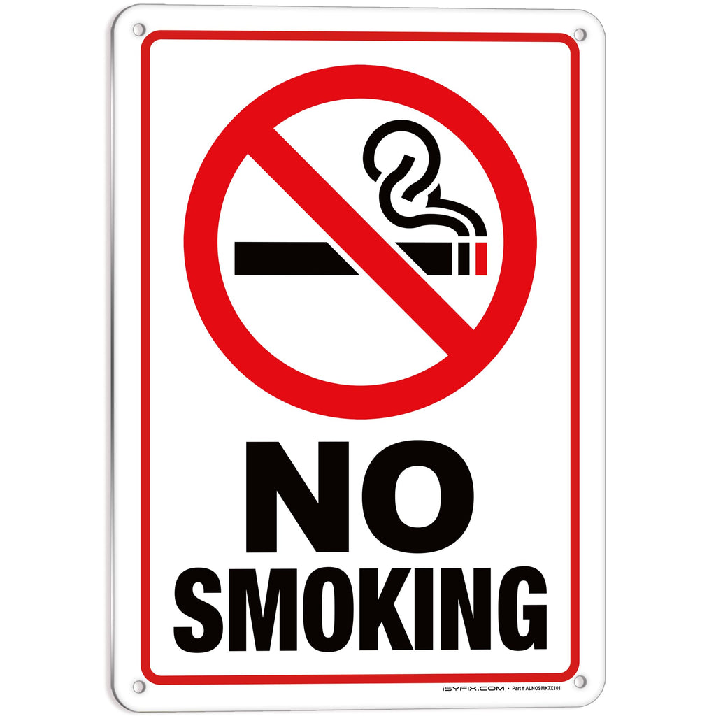 No Smoking Signs - Aluminum