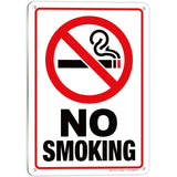 No Smoking Signs – Rust-Free Aluminum, 10 x 10 & 7 x 10 in