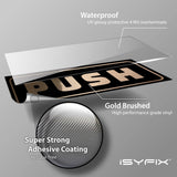 #Brushed Gold / Black Horizontal