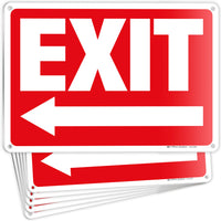 Exit sign – detail view 2