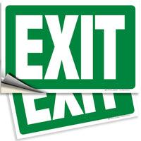 Exit sign – detail view 15