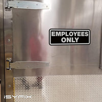 Employees Only Signs Stickers