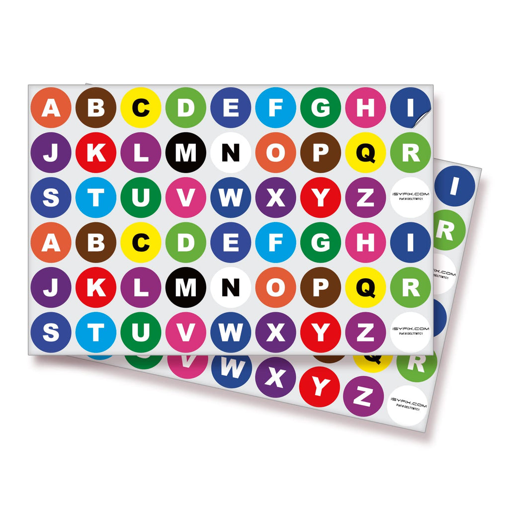 Consecutive Letters Stickers - A to Z