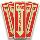 Fire extinguisher sign – detail view 17