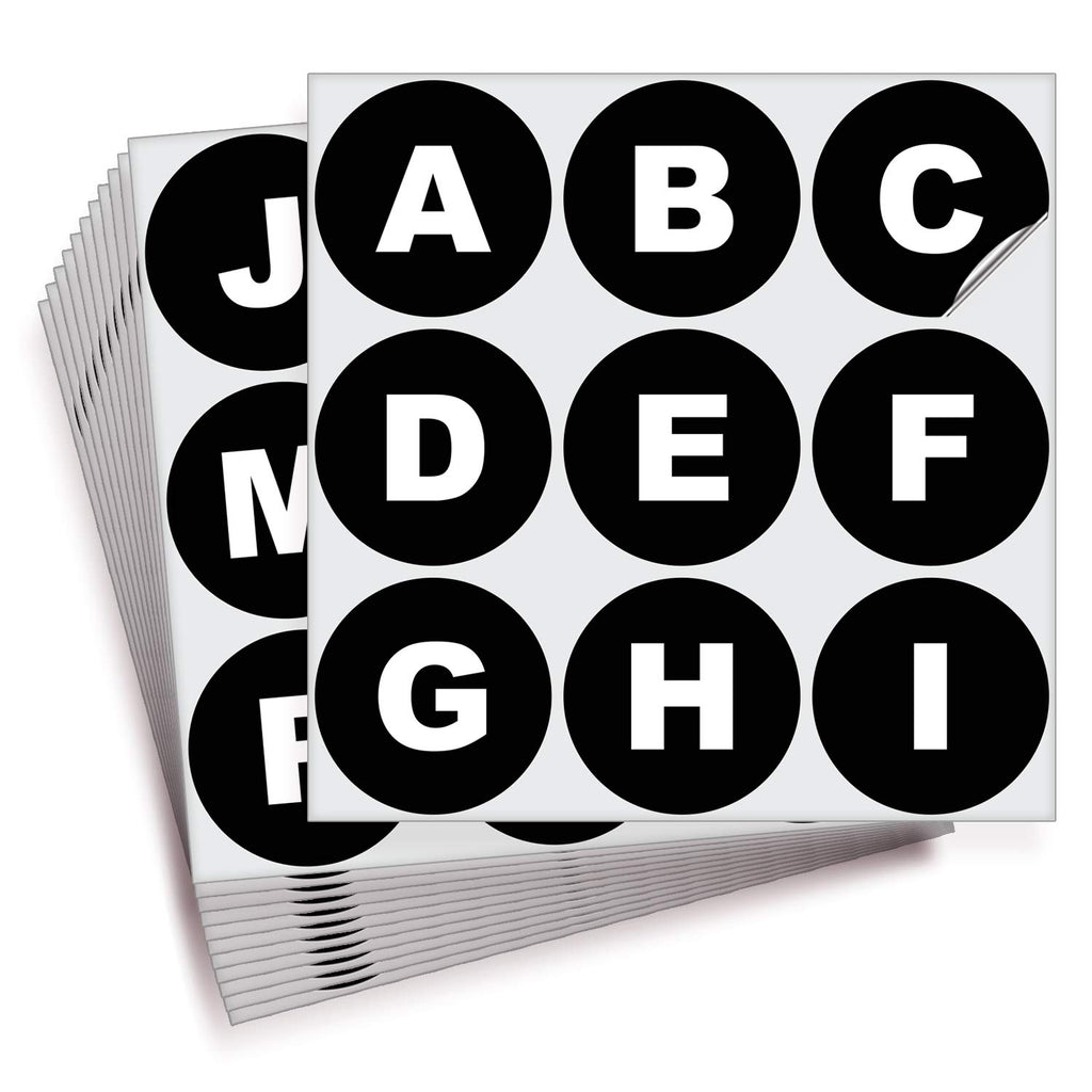 Consecutive Letters Stickers - A to Z
