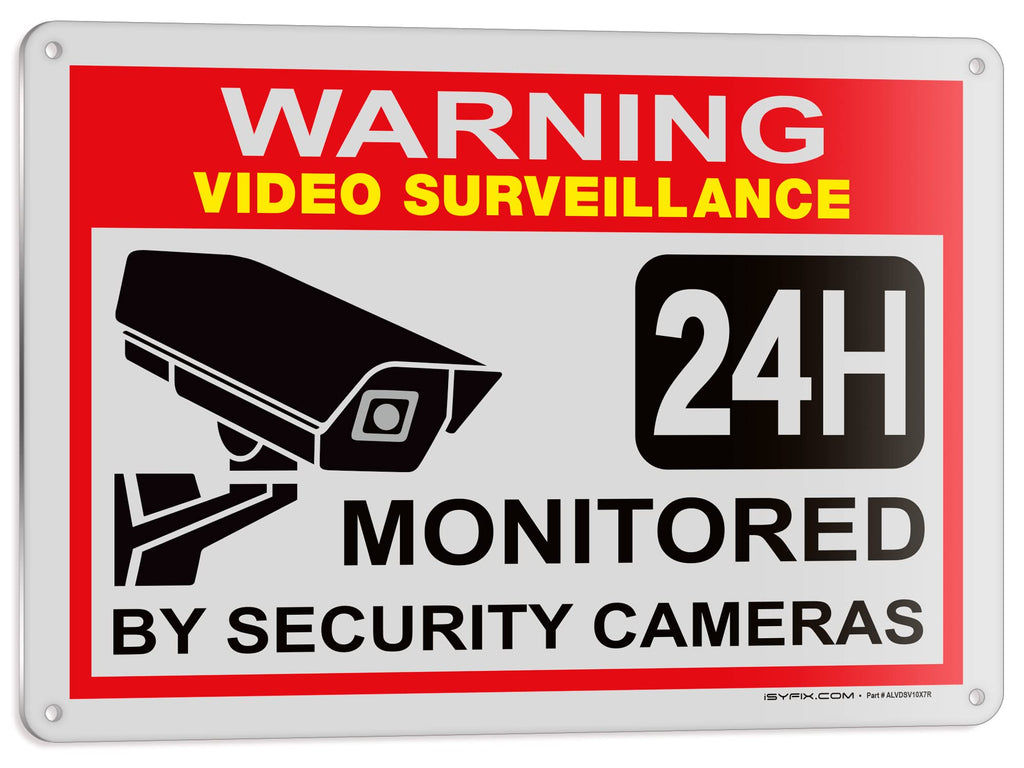 Video Surveillance Warning Sign