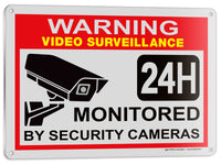 Video Surveillance Warning Sign – Aluminum, Vinyl & Plastic