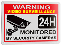 Video Surveillance Warning Sign – Aluminum, Vinyl & Plastic