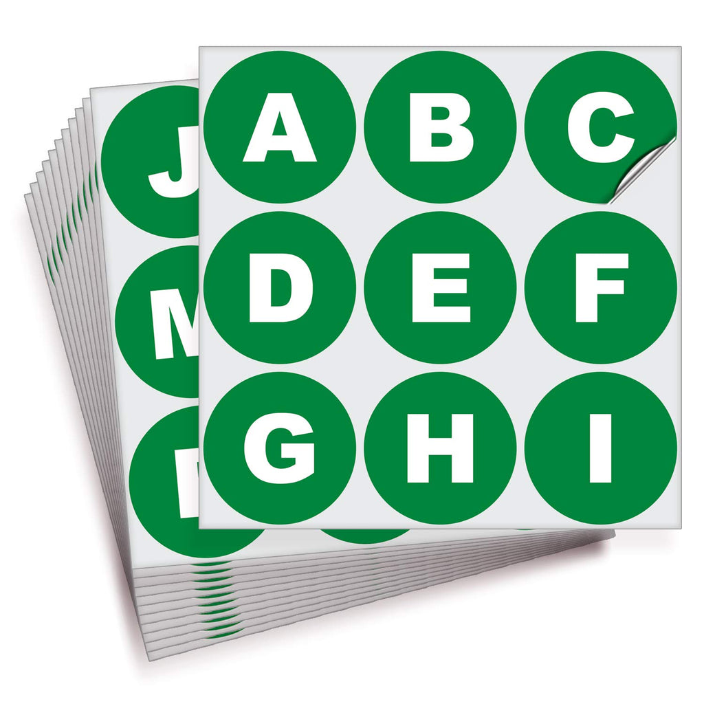 Consecutive Letters Stickers - A to Z