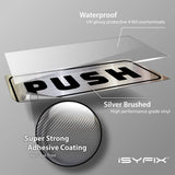 #Black / Brushed Silver Horizontal
