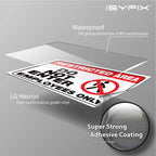 Restricted Area Stickers