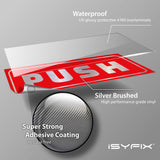 #Brushed Silver / Red Horizontal
