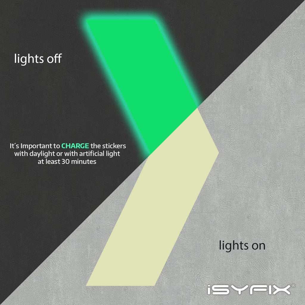 Glow in the Dark Arrow Stickers