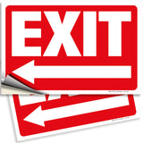 Exit sign – detail view 10