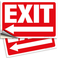 Exit sign – detail view 10