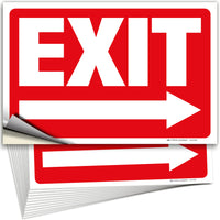 Exit sign – detail view 12