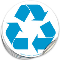 Recycle, Trash & Compost Stickers – 6-Pack Bin Labels, 5 x 5 in