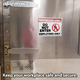 Restricted Area Stickers