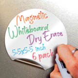 Magnetic Dry Erase Whiteboard Notes – Reusable Fridge Magnets, 6 Shapes