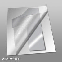 Number 1 vinyl sticker – reflective, 6 inch, in use