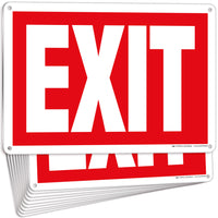 Exit sign – detail view 6