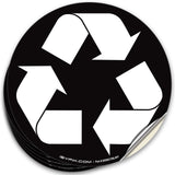 Recycle, Trash & Compost Stickers – 6-Pack Bin Labels, 5 x 5 in