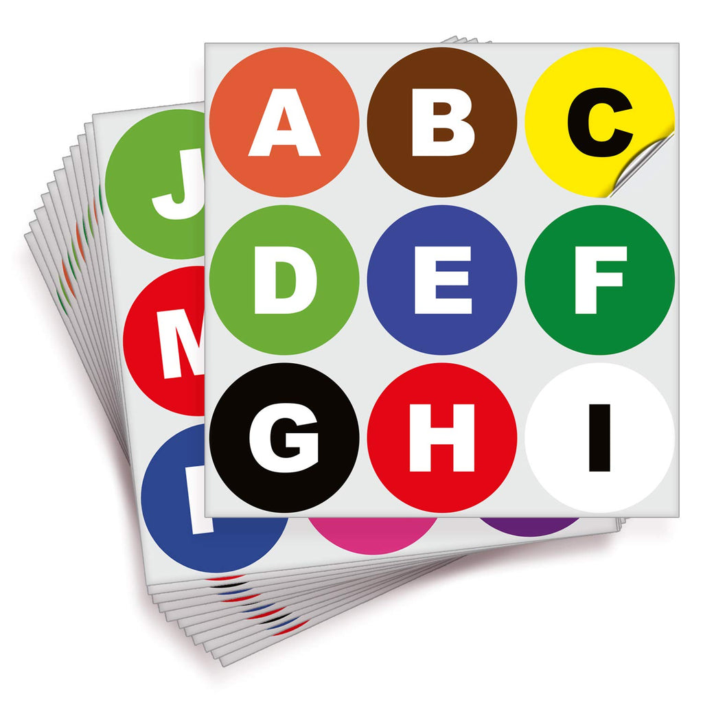 Consecutive Letters Stickers - A to Z
