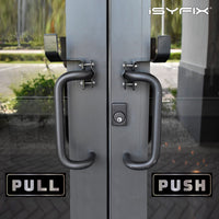#Brushed Silver / Black Horizontal