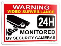 Video Surveillance Warning Sign – Aluminum, Vinyl & Plastic