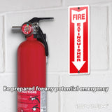 Fire extinguisher sign – rust-free aluminum, 5-pack, view 2