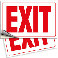 Exit sign – detail view 18