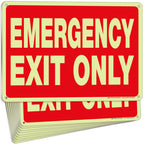 Emergency Exit Only Signs