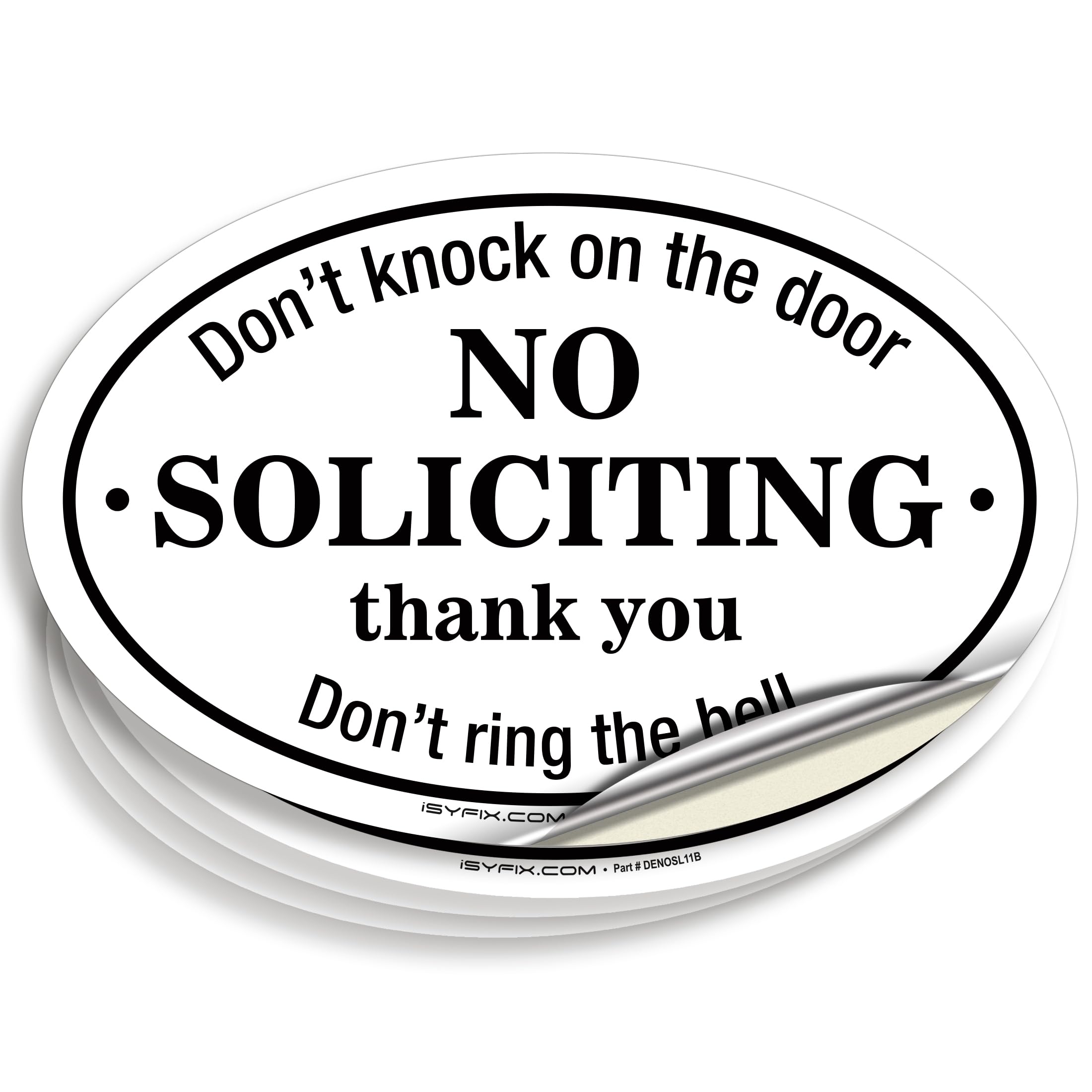No Soliciting Signs