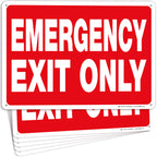 Emergency Exit Only Signs