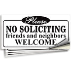 No Soliciting Signs