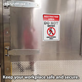 Restricted Area Stickers