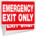 Emergency Exit Only Signs