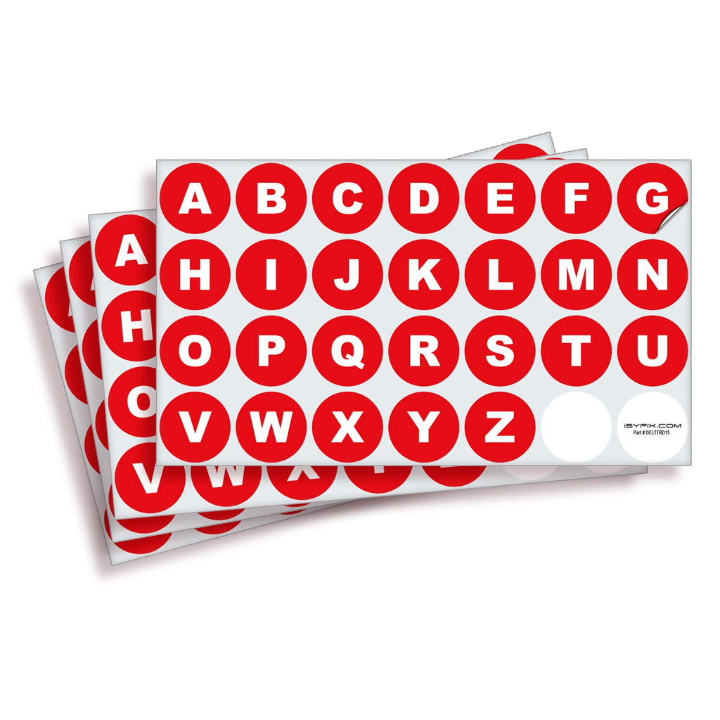 Consecutive Letters Stickers - A to Z