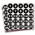 Consecutive Number Stickers - 1 to 100