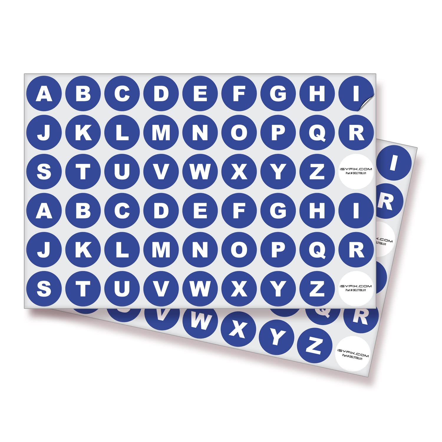 Consecutive Letters Stickers - A to Z
