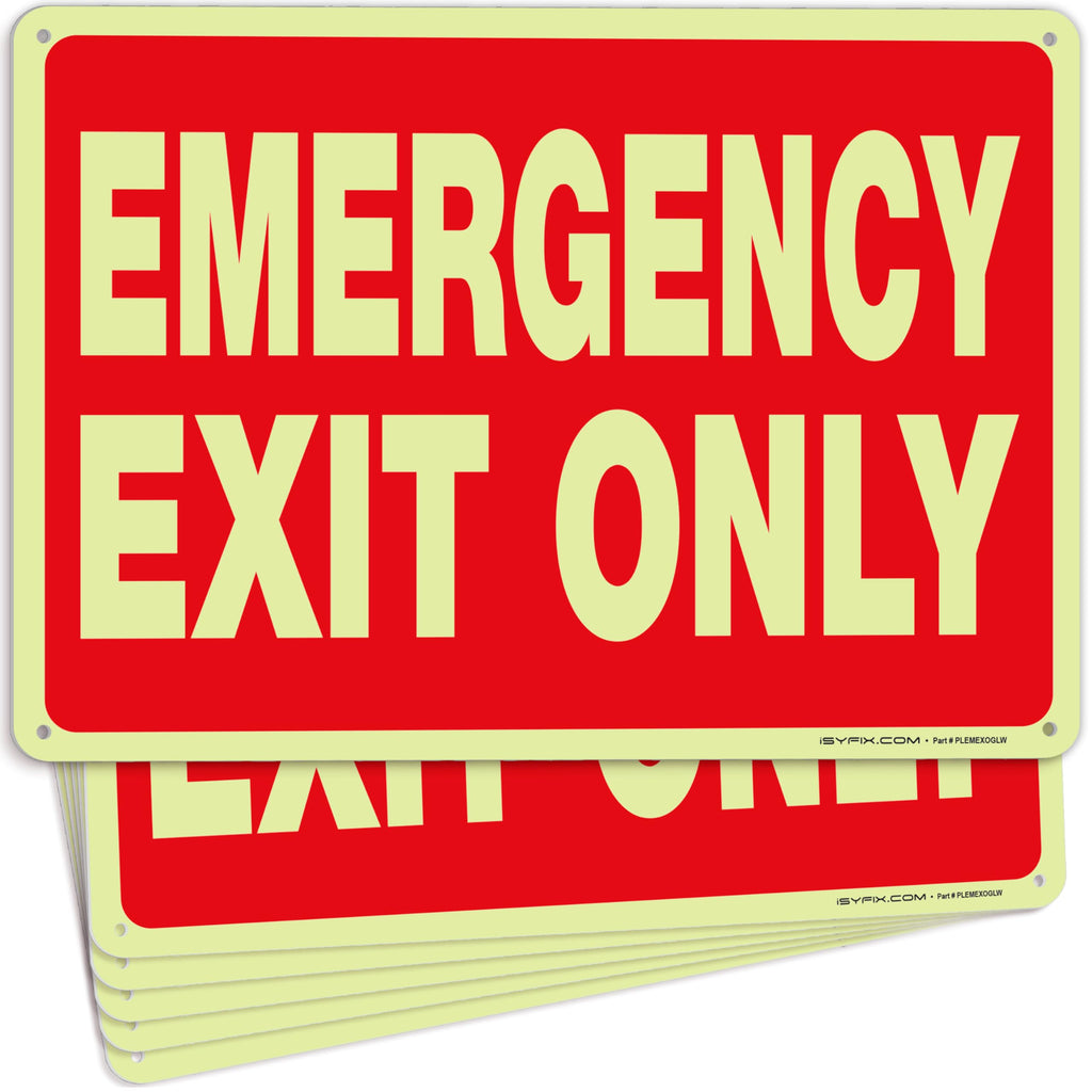 Emergency Exit Only Signs