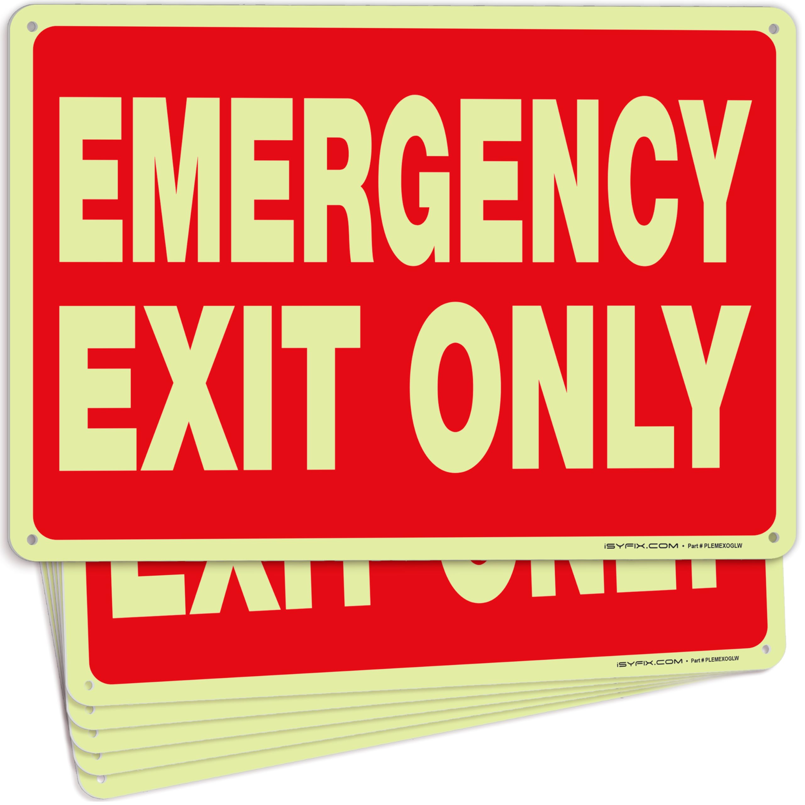 Emergency Exit Only Signs