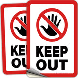 Keep Out Signs – Keep Out, Stop & No Entry Styles, 7 x 10 in