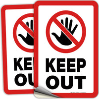Keep Out Signs – Keep Out, Stop & No Entry Styles, 7 x 10 in