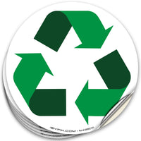 Recycle, Trash & Compost Stickers – 6-Pack Bin Labels, 5 x 5 in