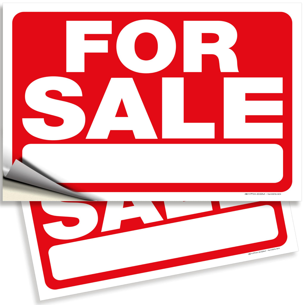For Sale Signs